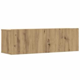 Berkfield Home 6 Piece TV Cabinet Set Wall-mounted Artisan Oak Engineered Wood - thumbnail 6