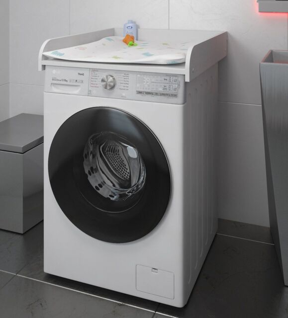 Shefa Line 600 Washing Machine Baby Changing Top (Top Only) White (1 box) - Size: 1 Pack - image 1