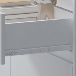 Harmin High Gloss Sleek Handleless 6 Drawer Chest Of Drawers in White - thumbnail 6