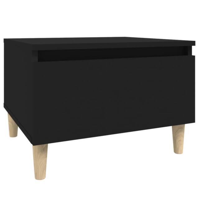 Berkfield Home Side Table Black 50x46x35 cm Engineered Wood - Size: 50 x 46 x 35 cm - image 1
