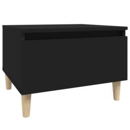 Berkfield Home Side Table Black 50x46x35 cm Engineered Wood - Size: 50 x 46 x 35 cm - thumbnail 1
