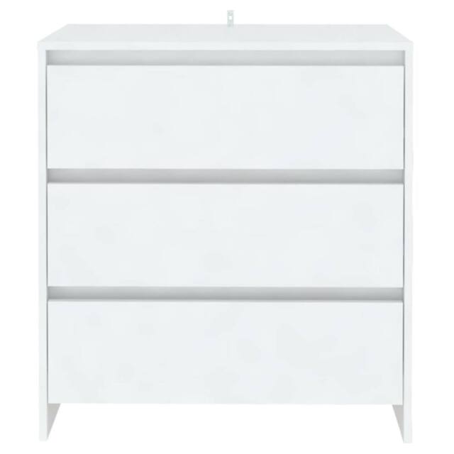 Berkfield Home Sideboard White 70x41x75 cm Engineered Wood - Size: 70 x 41 x 75 cm - image 1
