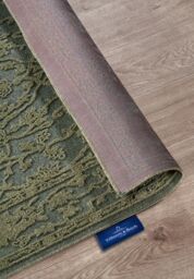 THE RUGS Villeroy & Boch Ambroise Short Pile Rug Floral Wool Like Soft Texture in Green - Size: 160 cm x 230 cm - thumbnail 3