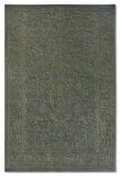 THE RUGS Villeroy & Boch Ambroise Short Pile Rug Floral Wool Like Soft Texture in Green - Size: 160 cm x 230 cm - thumbnail 1