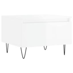 Berkfield Home Coffee Tables 2 pcs High Gloss White 50x46x35 cm Engineered Wood - Size: 50 x 46 x 35 cm - thumbnail 5