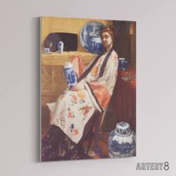 "Artery8 James McNeill Whistler Purple & Rose Canvas Wall Art Print - Size: W18"" x H24""" - thumbnail 2