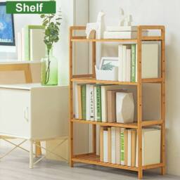 KORVIXA Bathroom Kitchen Storage Bamboo 4 Shelves Plant Flower Stand in Natural - Size: 100 cm x 100 cm - thumbnail 3