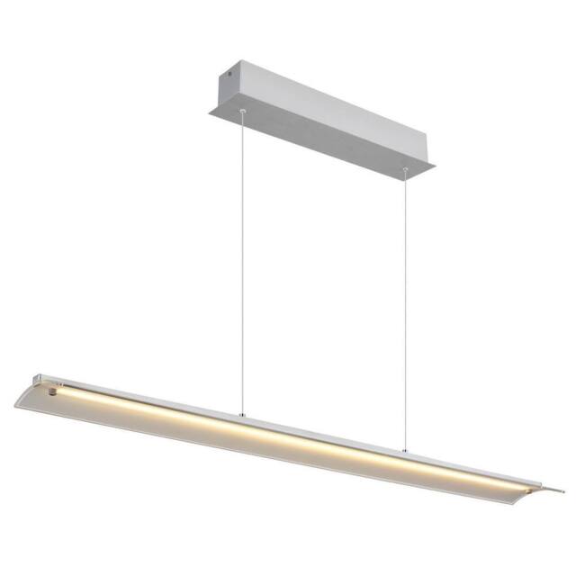Netlighting Muriella Bar Pendant Aluminium Glass Shade LED 3000K in Grey - image 1