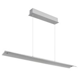 Netlighting Muriella Bar Pendant Aluminium Glass Shade LED 3000K in Grey - thumbnail 2
