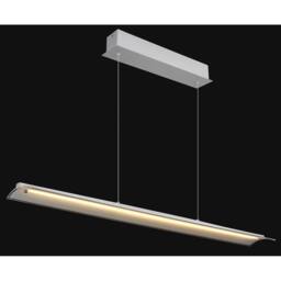 Netlighting Muriella Bar Pendant Aluminium Glass Shade LED 3000K in Grey - thumbnail 4