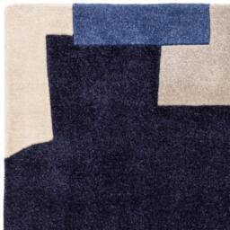 The Rug Shop UK Blue Handmade Modern Abstract Pet Easy To Clean Area Rug - Size: 200 cm x 290 cm - thumbnail 4