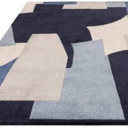 The Rug Shop UK Blue Handmade Modern Abstract Pet Easy To Clean Area Rug - Size: 200 cm x 290 cm - thumbnail 3