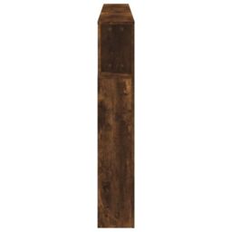 Berkfield Home LED Headboard Smoked Oak 200 cm Engineered Wood in Brown - thumbnail 4