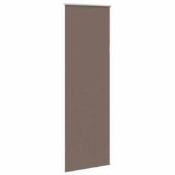 Berkfield Home Roller Blind Blackout Coffee 70x210 cm Fabric Width 65.7 cm Polyester in Brown - thumbnail 1