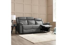Home Detail Rowan 3 Seater Manual Recliner Sofa in Dark Grey - thumbnail 2