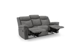 Home Detail Rowan 3 Seater Manual Recliner Sofa in Dark Grey - thumbnail 3