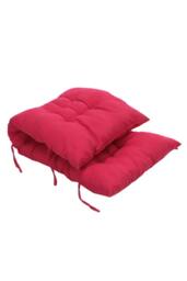 Living and Home Comfortable Lounge Cushion, 48cm W x 170cm D x 8cm H in Red - Size: 48 cm W x 170 cm D x 8 cm H - thumbnail 5