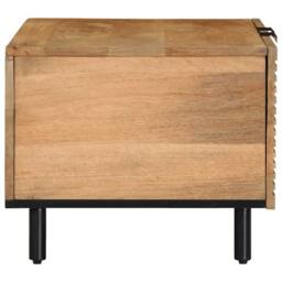 Berkfield Home Beautiful Coffee Table Brown 80x50x40 cm Solid Wood Mango - Size: 80 x 50 x 40 cm - thumbnail 4