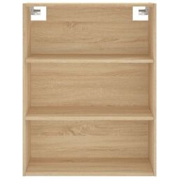 Berkfield Home Highboard Sonoma Oak 69.5x34x180 cm Engineered Wood in Brown - thumbnail 6