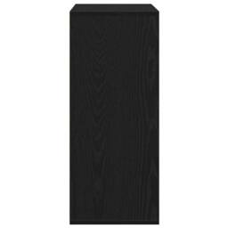 Berkfield Home Book Cabinet Black 60x30x71.5 cm Engineered Wood - thumbnail 5