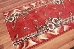 RugsX Bcf Trio Runner in Red - Size: 60 cm x 470 cm - thumbnail 5