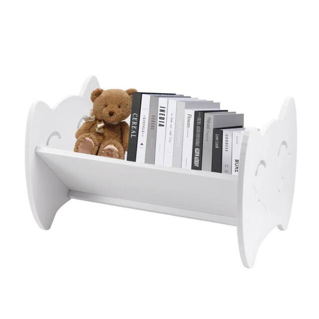 SPETLEK White Desktop Bookshelf Storage Rack for Books, Toys Office Supplies - image 1