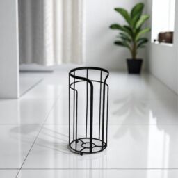 Showerdrape Dante Modern 2Spare Paper Holder - Bathroom Storage in Black or Chrome