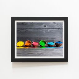 "Warren Reed - Designer Bright Coconuts Framed Art Print in Black - Size: W24"" x H36""" - thumbnail 2