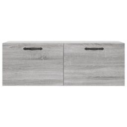 Berkfield Home Wall Cabinet Grey Sonoma 100x36.5x35 cm Engineered Wood - thumbnail 5