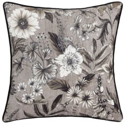 Wylder Harlington Botany Floral Piped Cushion in Beige - Size: 50 cm x 50 cm - thumbnail 1