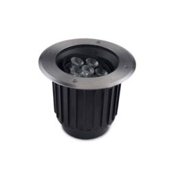 Netlighting Gea Outdoor LED Ground Light 18.5cm 1777lm 61deg. 4000K IP67 in Grey - thumbnail 1