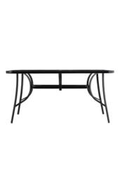 Living and Home Garden Rectangular Tempered Glass Marble Coffee Table - thumbnail 3