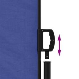Berkfield Home Retractable Side Awning Blue 140x1200 cm - thumbnail 6