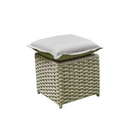 DS Living Malibu Grey Rattan Garden Furniture 6 Seater + Fire Pit - thumbnail 4