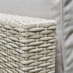 DS Living Malibu Grey Rattan Garden Furniture 6 Seater + Fire Pit - thumbnail 7