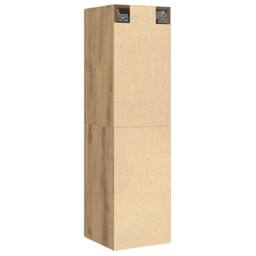 Berkfield Home TV Cabinet Artisan Oak 30.5x30x110 cm Engineered Wood in Brown - thumbnail 6