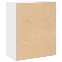 Berkfield Home Book Cabinet White 60x30x71.5 cm Engineered Wood - thumbnail 6