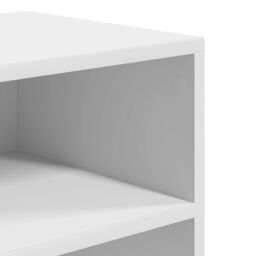 Berkfield Home Book Cabinet White 60x30x71.5 cm Engineered Wood - thumbnail 7