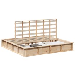 Berkfield Home with Storage Manual Brown 200 x 200 cm Pine wood - thumbnail 3