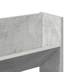 Berkfield Home Wall Shoe Cabinets 2 pcs Concrete Grey 80x18x60 cm Engineered Wood - Size: 80 x 18 x 60 cm - thumbnail 8