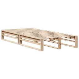 Berkfield Home Bed Frame without Mattress 90x190 cm Single Solid Wood Pine in Natural - thumbnail 6