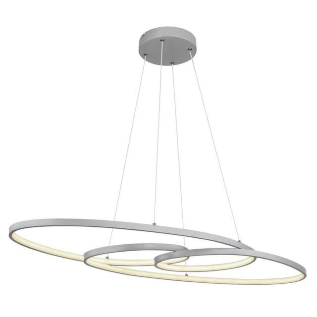 Netlighting Spira Pendant Ceiling Light Silver Colored Matt 2x LED 27006500K - image 1