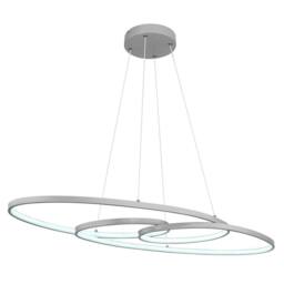 Netlighting Spira Pendant Ceiling Light Silver Colored Matt 2x LED 27006500K - thumbnail 5