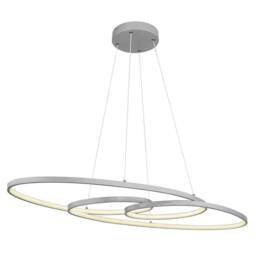 Netlighting Spira Pendant Ceiling Light Silver Colored Matt 2x LED 27006500K - thumbnail 1