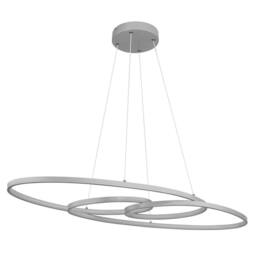 Netlighting Spira Pendant Ceiling Light Silver Colored Matt 2x LED 27006500K - thumbnail 2