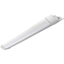 Loops 2ft IP65 Flush Batten Light - 18W Daylight White LED - Opal & Gloss White Pc - thumbnail 3