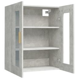 Berkfield Home Hanging Wall Cabinet Concrete Grey 69.5x34x90 cm - thumbnail 5