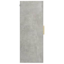 Berkfield Home Hanging Wall Cabinet Concrete Grey 69.5x34x90 cm - thumbnail 4