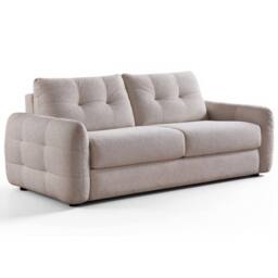 Furnishings For Less UK Aspen Fabric 3 Seater Large Sofa Bed Beige Living Room Sleeper - thumbnail 5