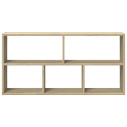 Berkfield Home Wall Shelf Sonoma Oak 100x25x50 cm Engineered Wood in Brown - Size: 100 x 25 x 50 cm - thumbnail 4